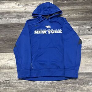 State University of New York SUNY Buffalo Nike‎ Therma Fit Hoodie Small pullover